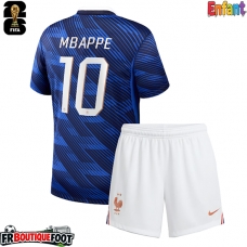 Maillot de foot France Kylian Mbappe #10 Domicile vêtements enfant Monde 2026 Manches Courtes (+ pantalon court)
